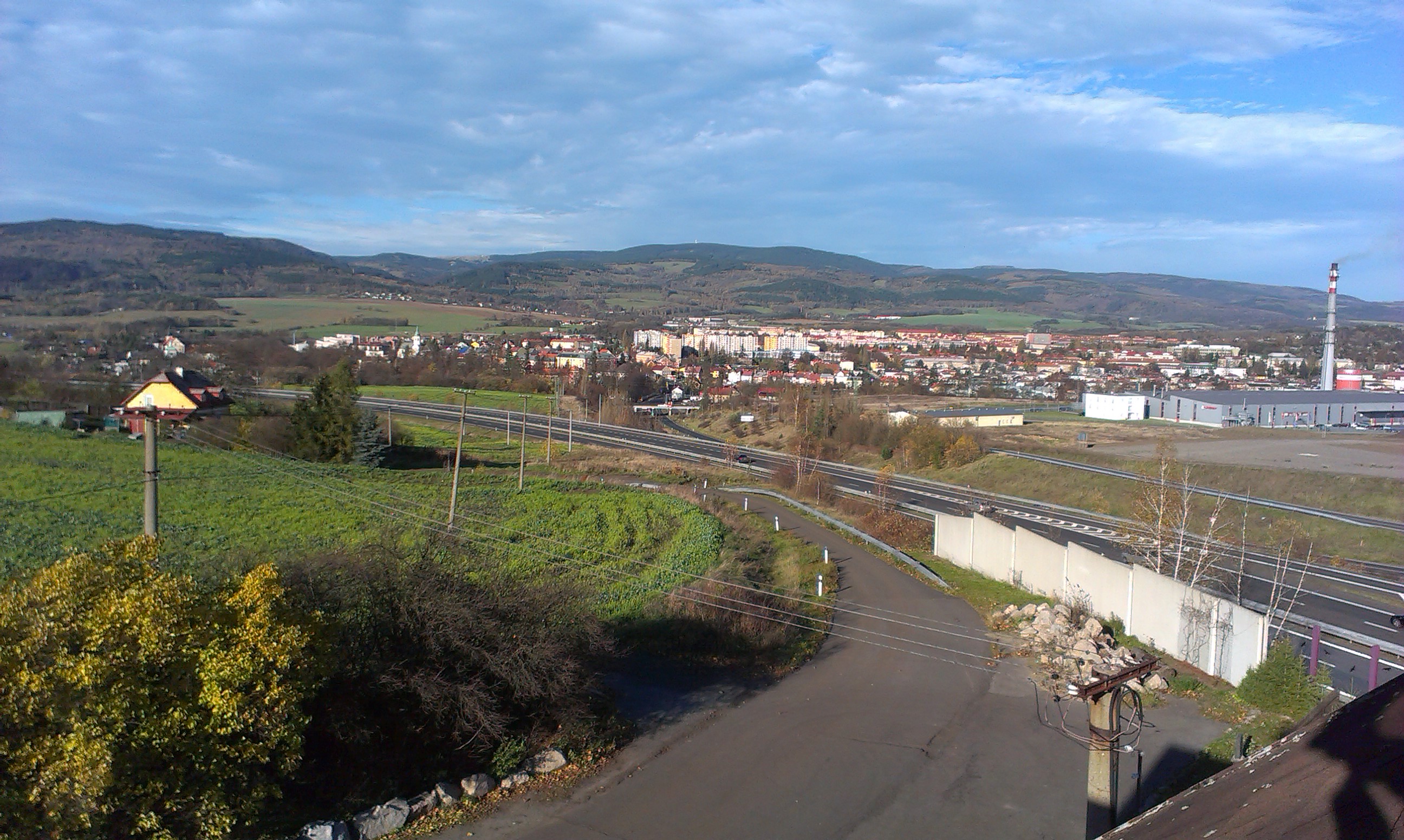 pohled na Ostrov, Krušné hory- Klínovec_3