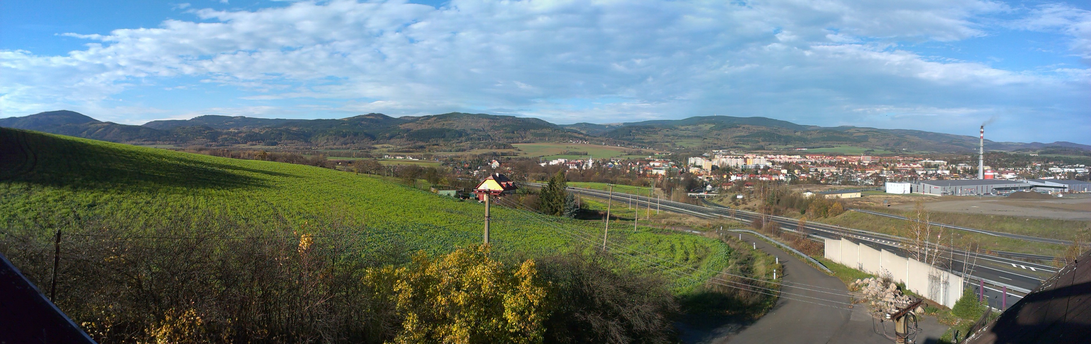pohled na Ostrov, Krušné hory- Klínovec_2